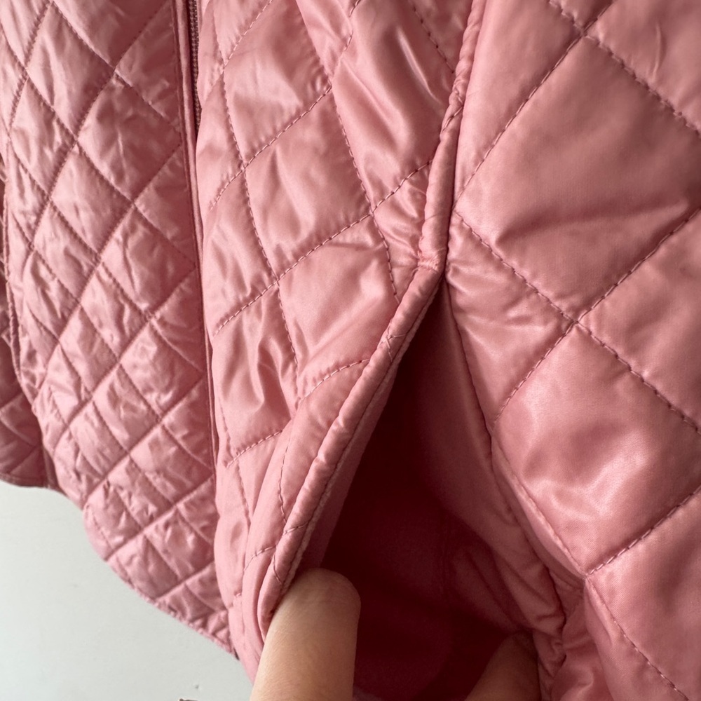 Van Heusen Light Pink Quilted Vest Zip Up Jacket - Picture 3 of 7